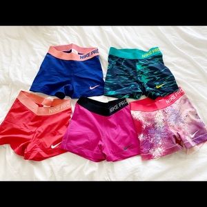 Nike pro shorts bundle